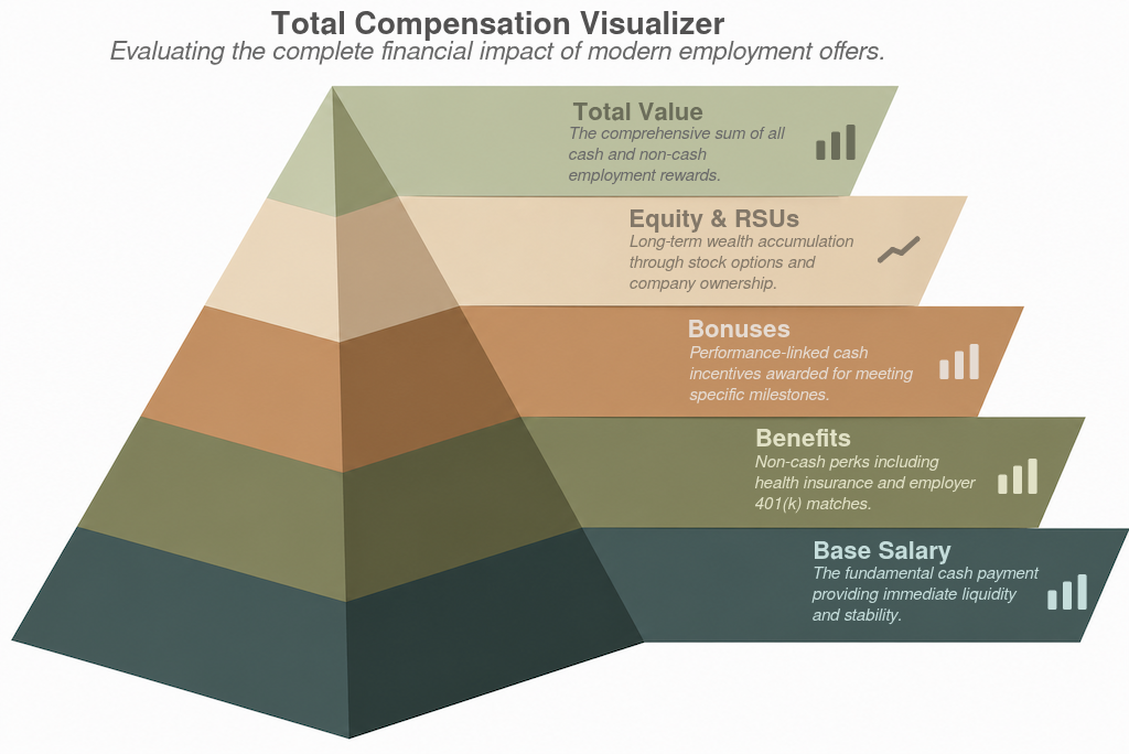 Infographic: The Evolution of Total Compensation in Modern EmploymentWhen I first sat down to negotiate a job off