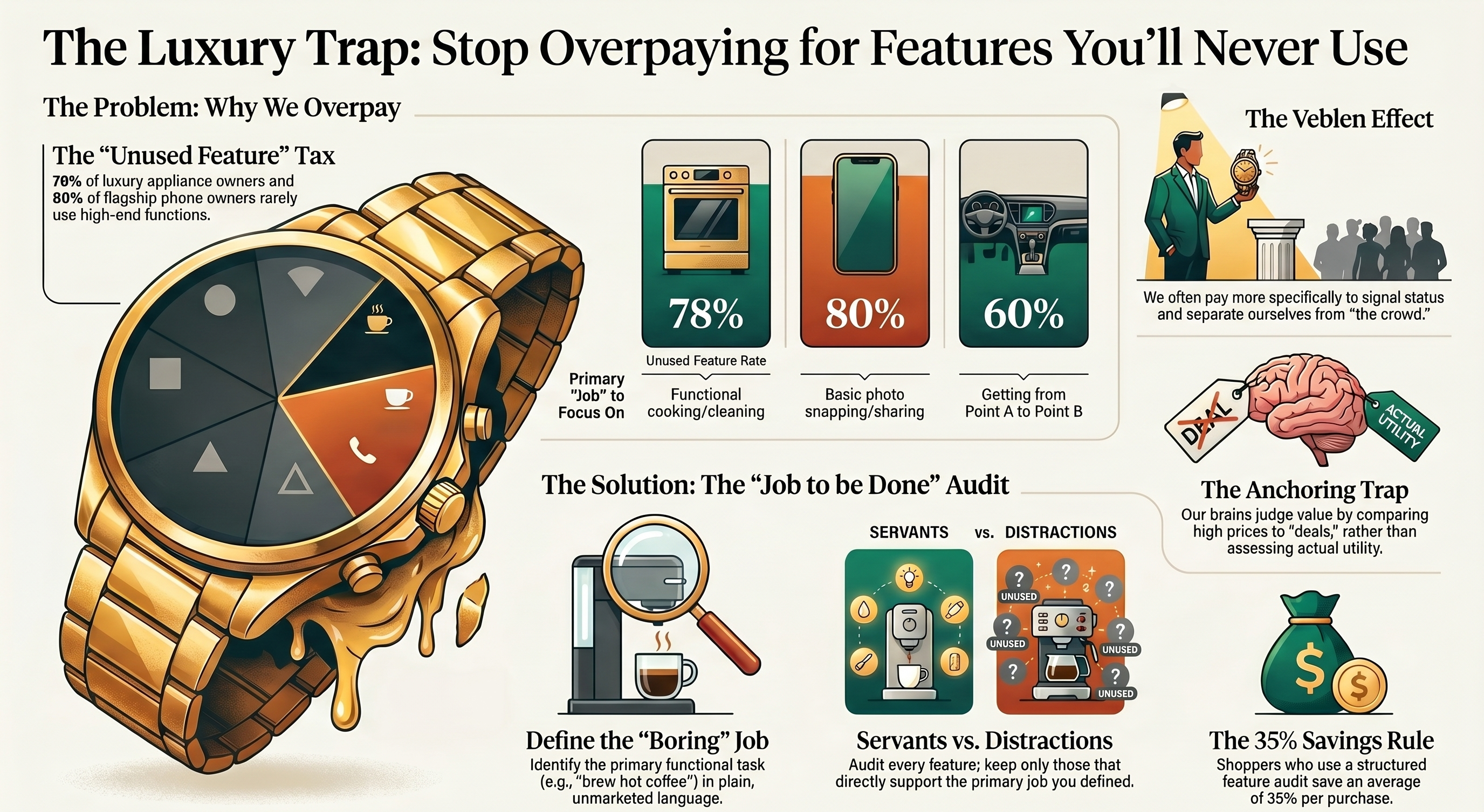 The Luxury Trap Infographic