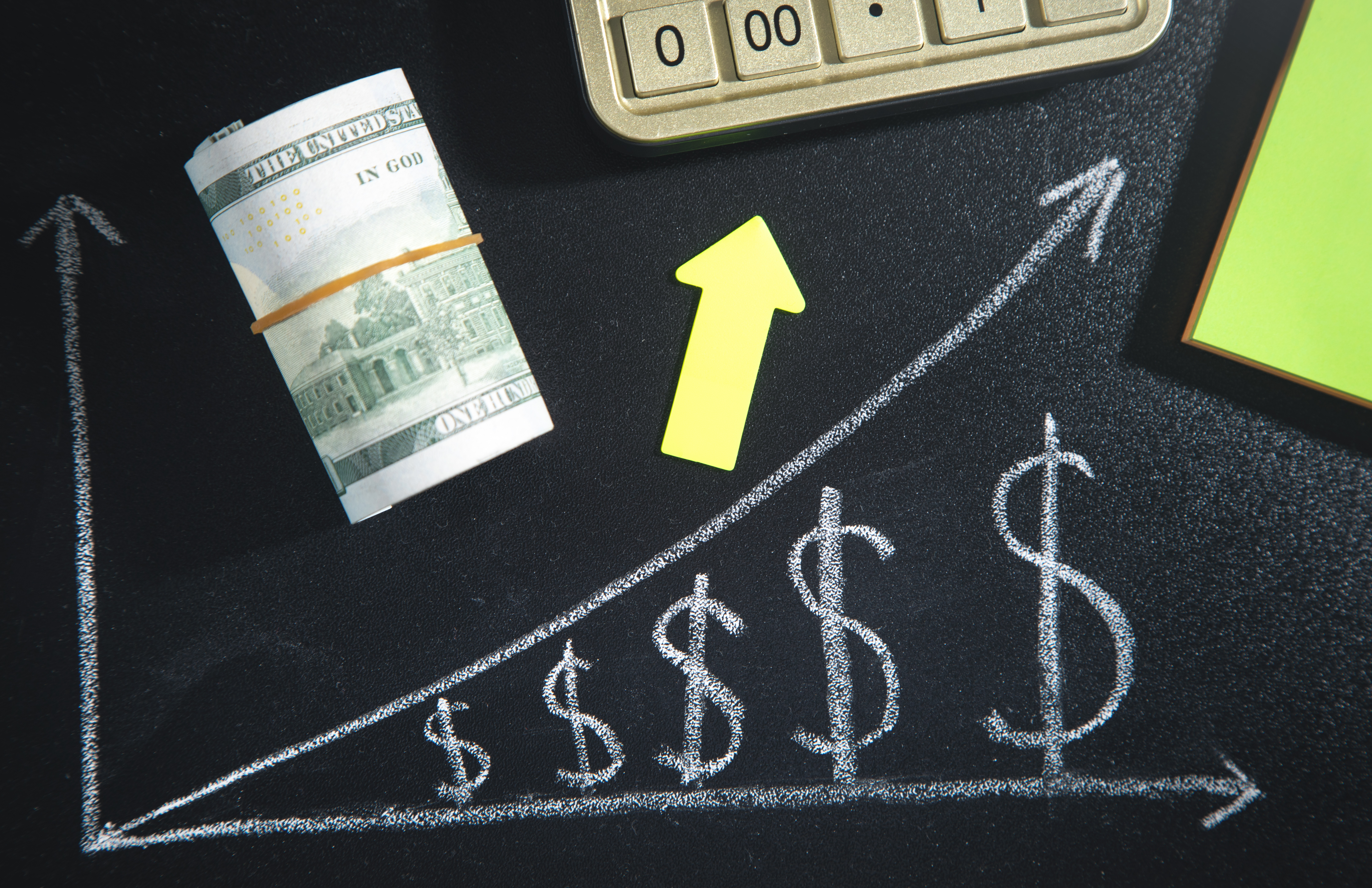 dollar-growth-chart-blackboard-with-arrow-money