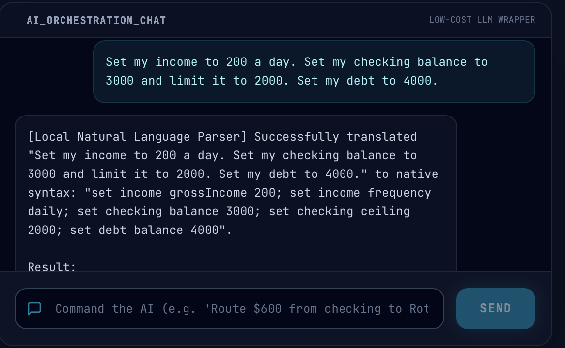 The AI orchestration chat